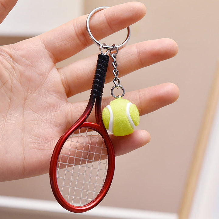 Lisslune | Mini tennis racket keychain