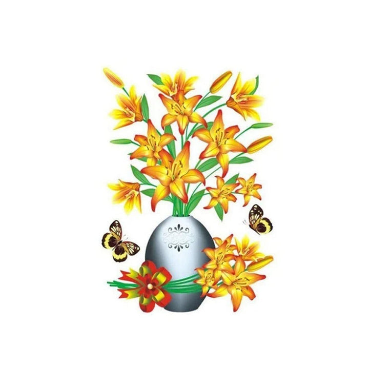 Lisslune | DIY Plant Vase Three-Dimensional Wall Stickers