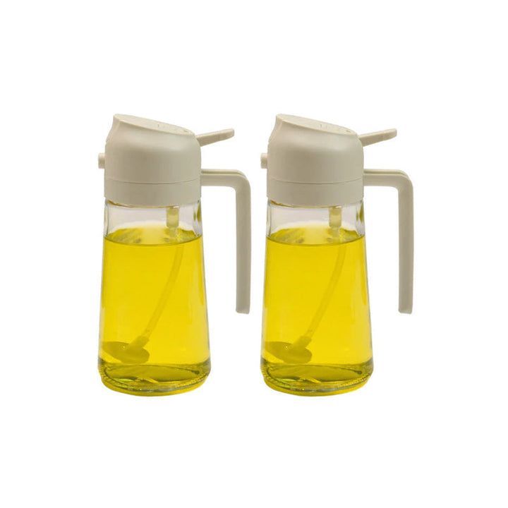Lisslune | 2-in-1 Glass Oil Sprayer and Dispenser