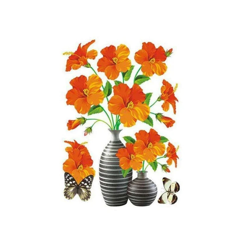 Lisslune | DIY Plant Vase Three-Dimensional Wall Stickers