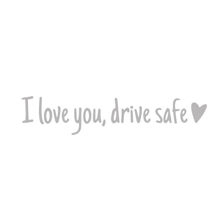 Lisslune | I love you Drive safe Mirror sticker