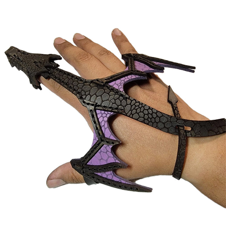 Lisslune | Leather Hand Dragon Bracelet