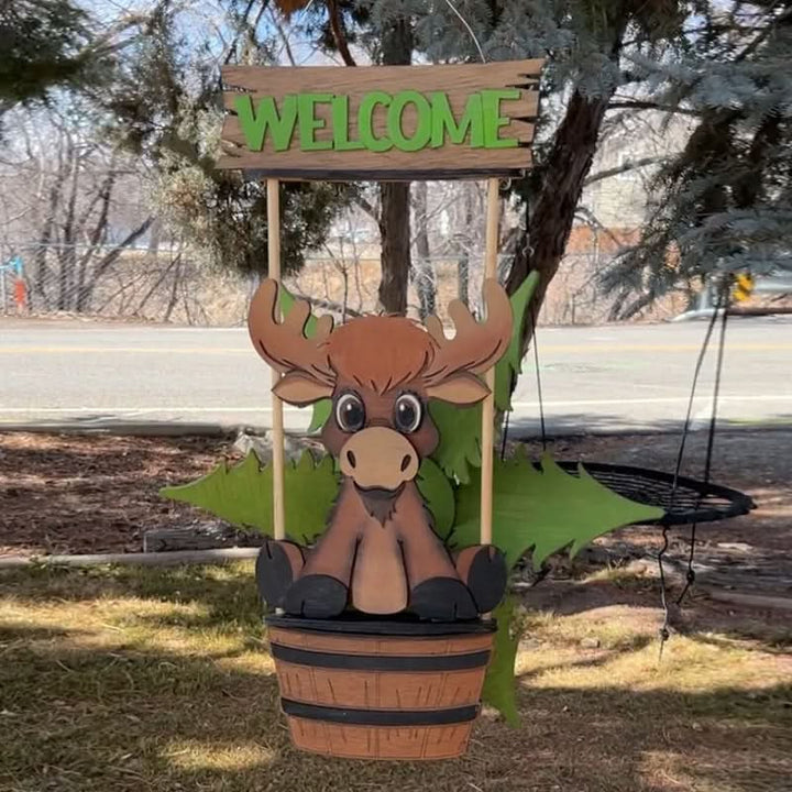 Lisslune | Animal Windmill Yard Art Decoration – Whimsical Outdoor Garden Spinner