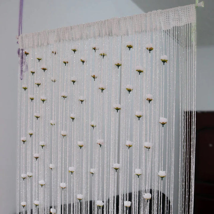 Lisslune | Rose Thread Door Curtain