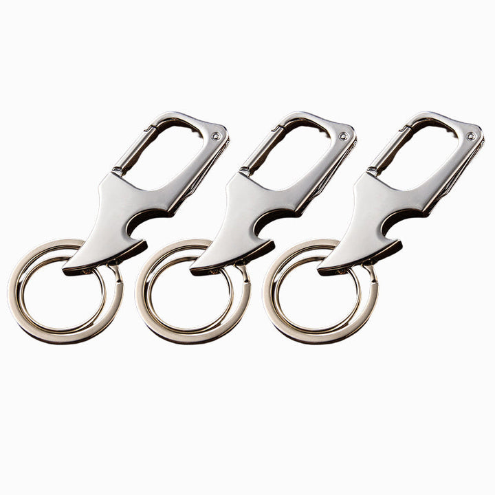Lisslune | Multifunctional Bottle Opener with Pendant and Metal Double Ring Keychain