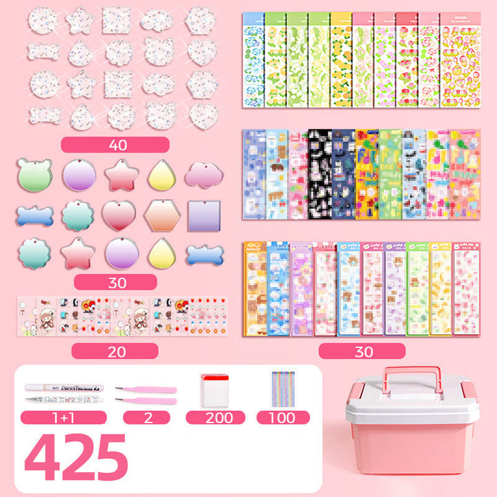Lisslune | Goo Card Sticker Set - Children's Toy for Crafting Notebooks