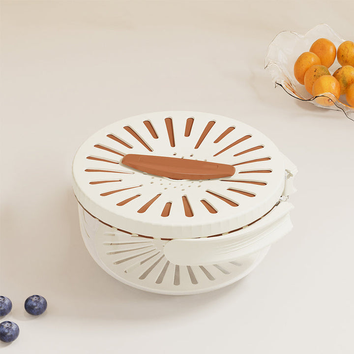 Lisslune | Multifunctional foldable handle drain bowl