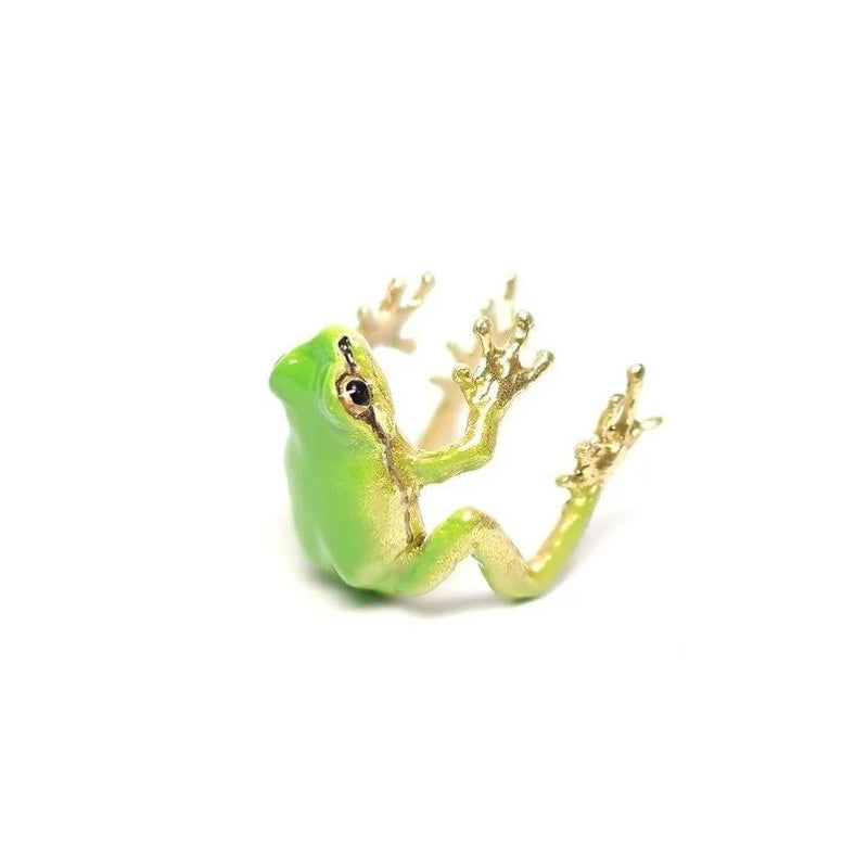 Lisslune | Latest-tree Frog Ring Earrings