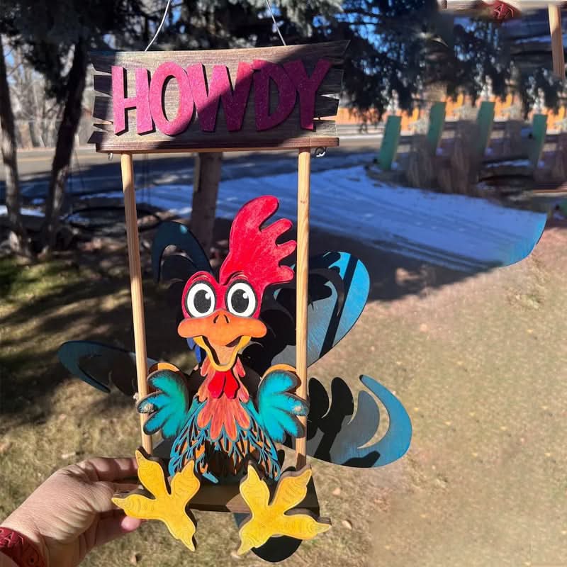 Lisslune | Animal Windmill Yard Art Decoration – Whimsical Outdoor Garden Spinner