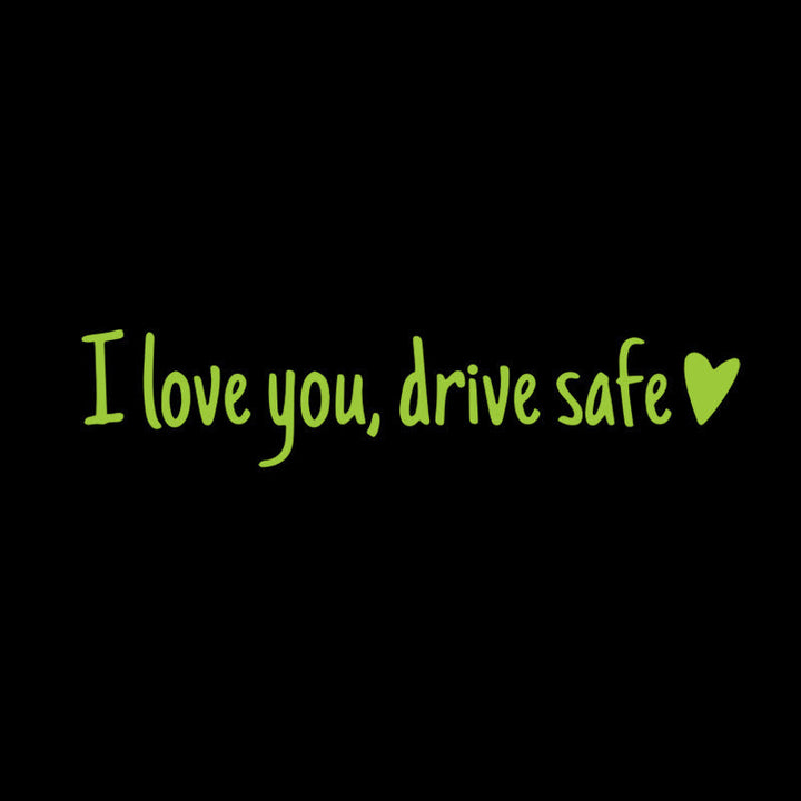 Lisslune | I love you Drive safe Mirror sticker