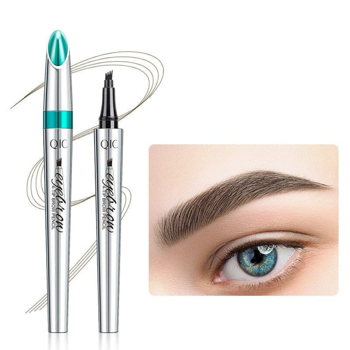 Lisslune | Waterproof 3D Microblading Eyebrow Pencil with 4 Fork Tips