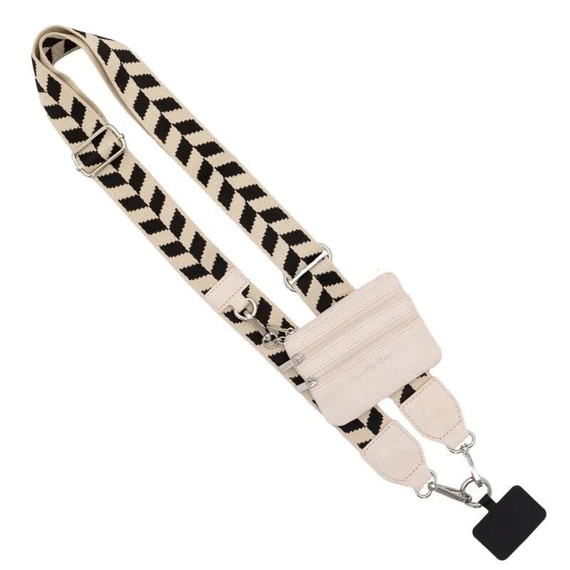 Lisslune | Phone strap with zipper pocket
