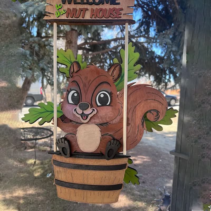 Lisslune | Animal Windmill Yard Art Decoration – Whimsical Outdoor Garden Spinner