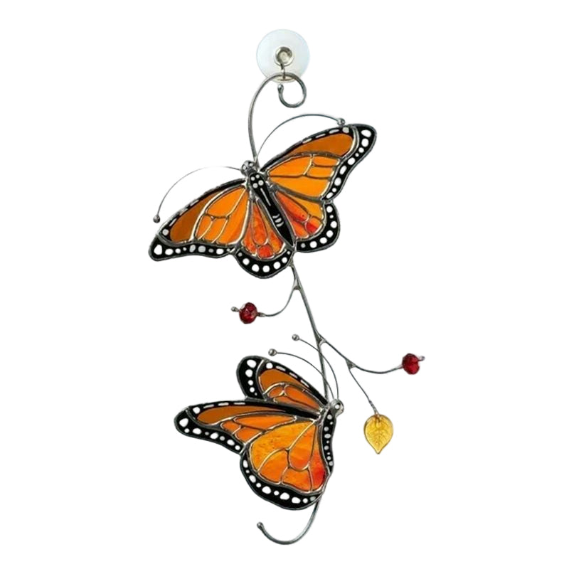 Lisslune | Butterfly Dragonfly Glass Pendant