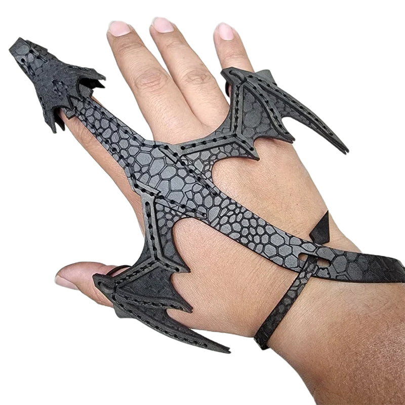 Lisslune | Leather Hand Dragon Bracelet