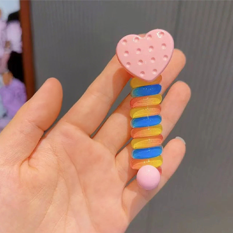 Lisslune | Colorful Telephone Cable Hair Ties