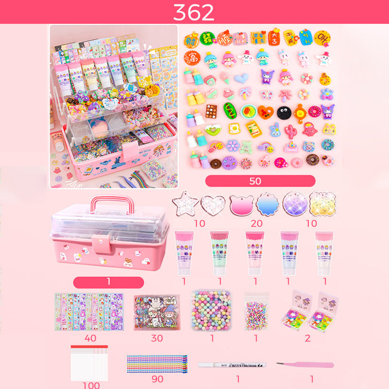 Lisslune | Goo Card Sticker Set - Children's Toy for Crafting Notebooks