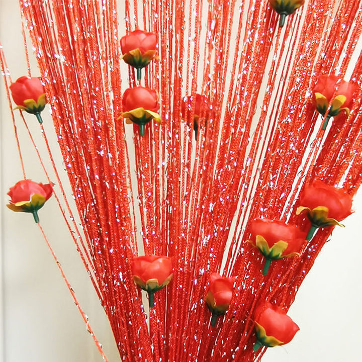 Lisslune | Rose Thread Door Curtain