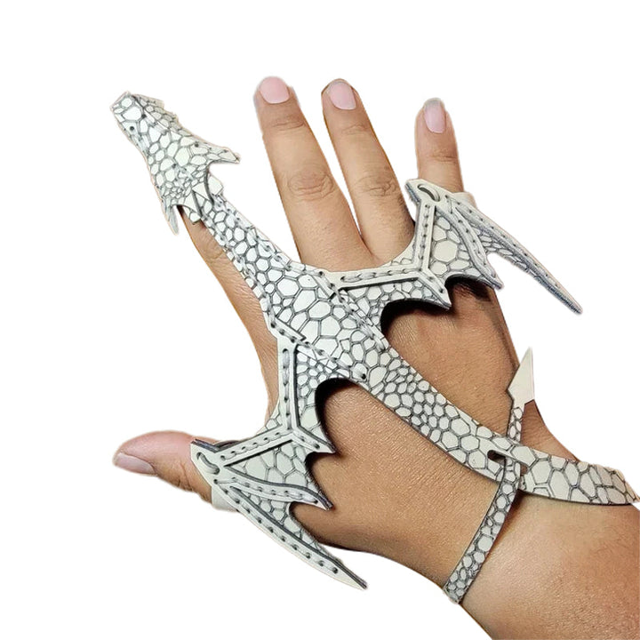 Lisslune | Leather Hand Dragon Bracelet