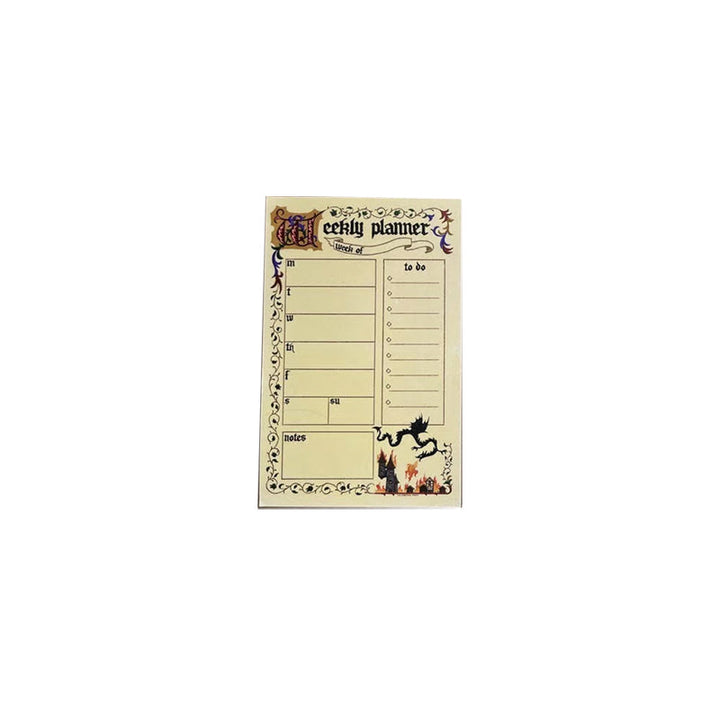 Lisslune | Stationery of the medieval notepad series