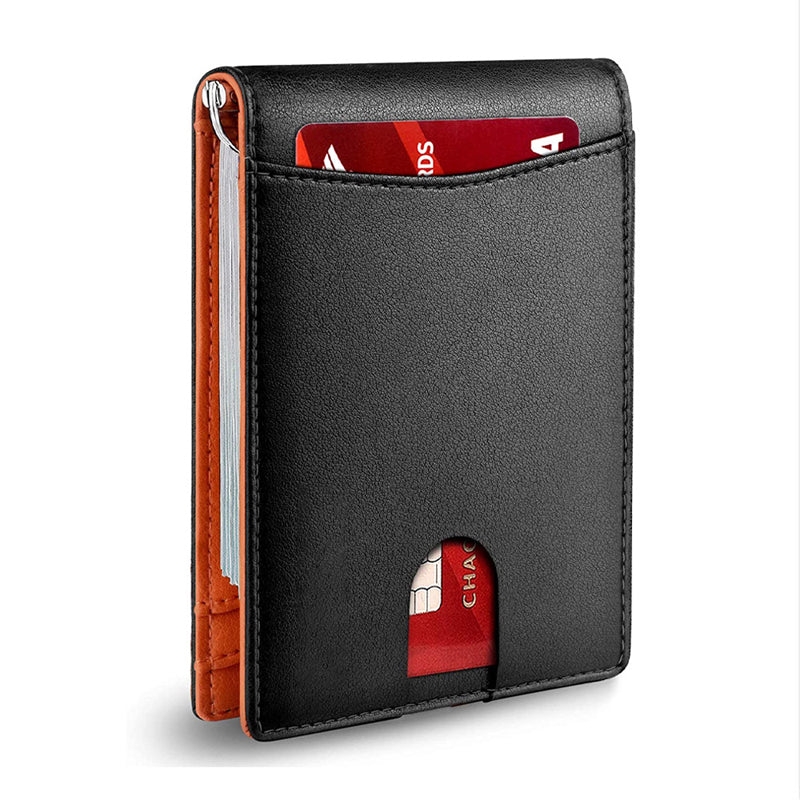 Lisslune | Theft-proof magnetic card holder made of genuine leather