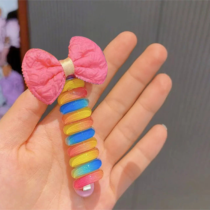 Lisslune | Colorful Telephone Cable Hair Ties