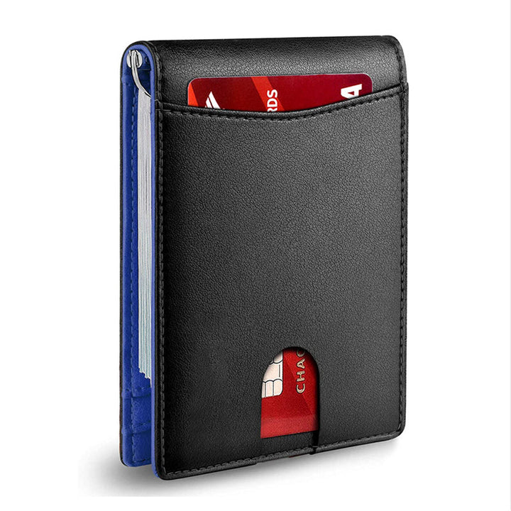 Lisslune | Theft-proof magnetic card holder made of genuine leather