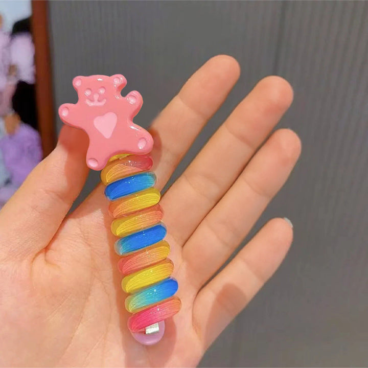Lisslune | Colorful Telephone Cable Hair Ties