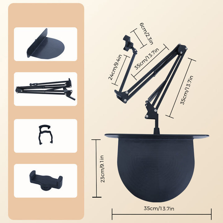 Lisslune | Retractable hidden bedside phone tablet holder