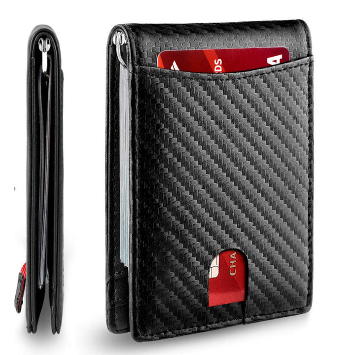 Lisslune | Theft-proof magnetic card holder made of genuine leather