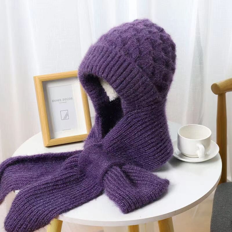 Lisslune | Integrated Hearing Protection Windproof Hat Scarf