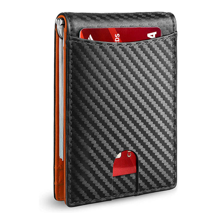 Lisslune | Theft-proof magnetic card holder made of genuine leather