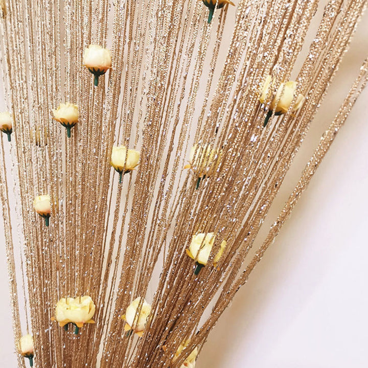 Lisslune | Rose Thread Door Curtain