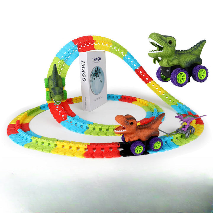 Lisslune | Roller Coaster Dinosaur Track Car