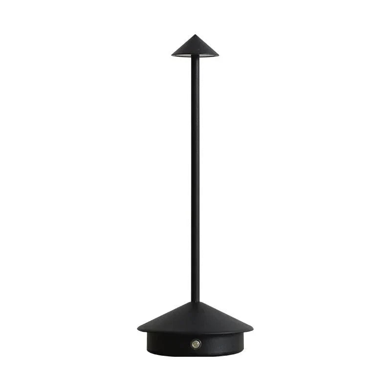 Lisslune | Elegant rechargeable metallic table lamp