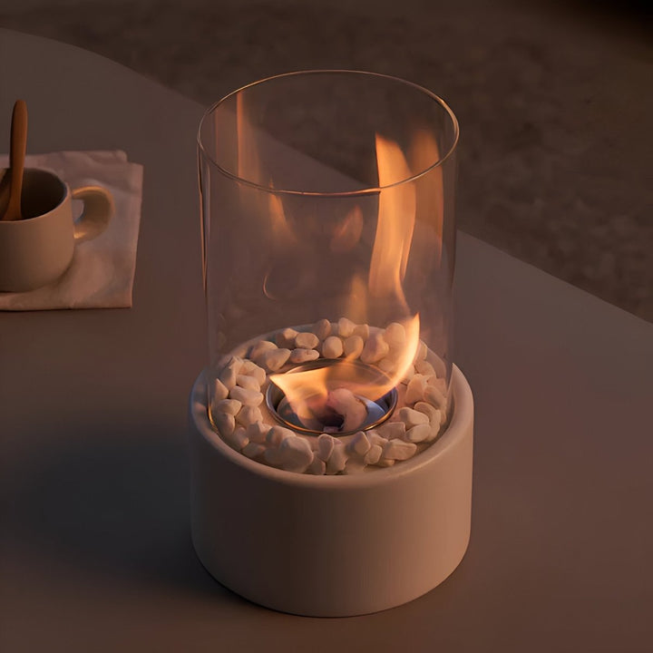 Lisslune | FLAREVO – Elegant Table Fireplace with Smoke-Free Bioethanol Combustion