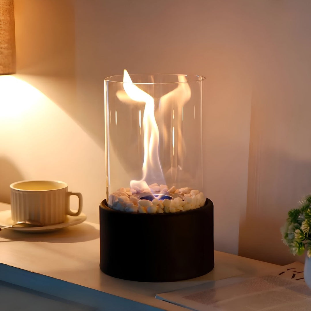 Lisslune | FLAREVO – Elegant Table Fireplace with Smoke-Free Bioethanol Combustion