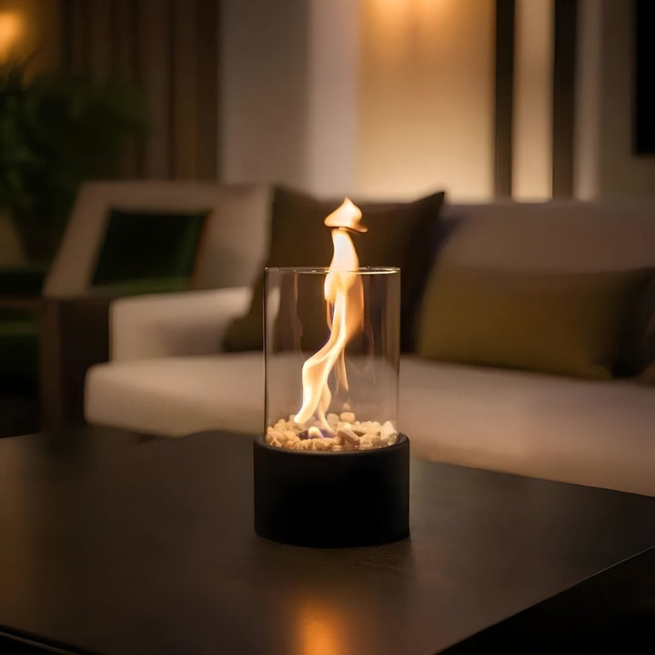 Lisslune | FLAREVO – Elegant Table Fireplace with Smoke-Free Bioethanol Combustion