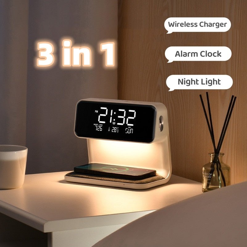Lisslune | SleekStation – Clutter-Free Nightstand Solution with Touch Lamp