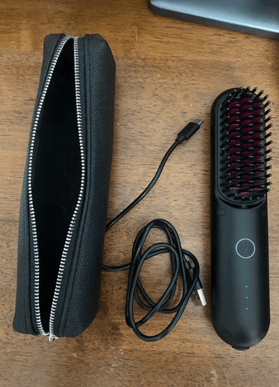 Lisslune | SleekStyle – 3-in-1 Heat Brush for Smooth, Frizz-Free Hair