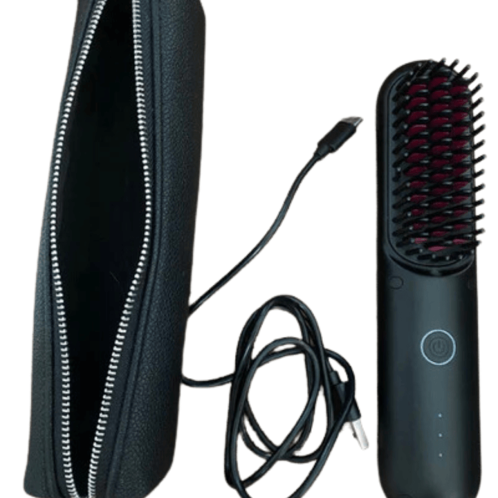 Lisslune | SleekStyle – 3-in-1 Heat Brush for Smooth, Frizz-Free Hair