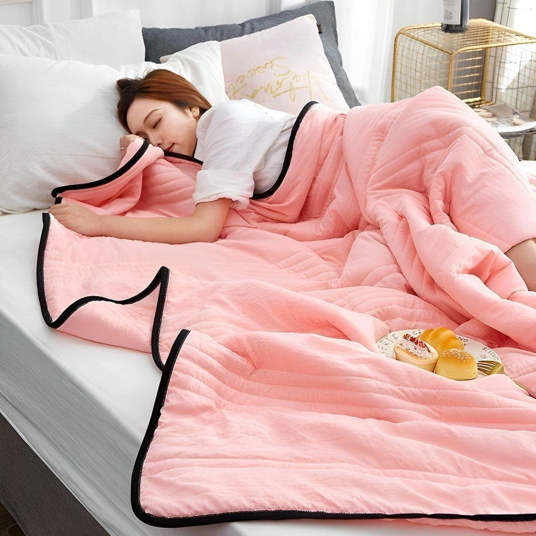 Lisslune | SLEEPURE - Cooling Blanket | All-Season Comfort | Breathable & Soft | Ideal for Hot Sleepers