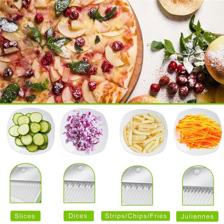 Lisslune | SLICEPRO – 5-in-1 vegetable slicer for effortless preparation