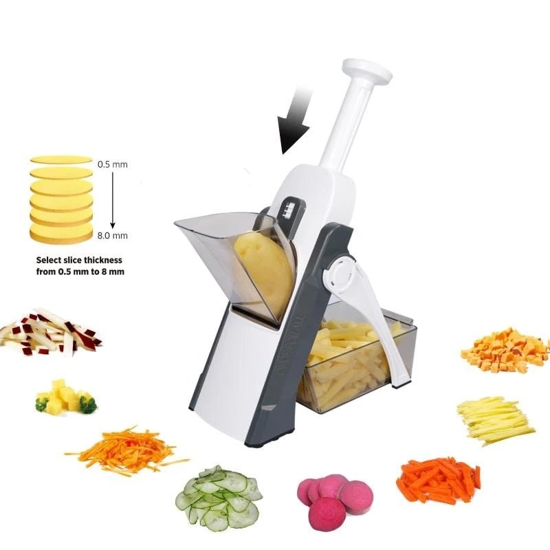 Lisslune | SLICEPRO – 5-in-1 vegetable slicer for effortless preparation