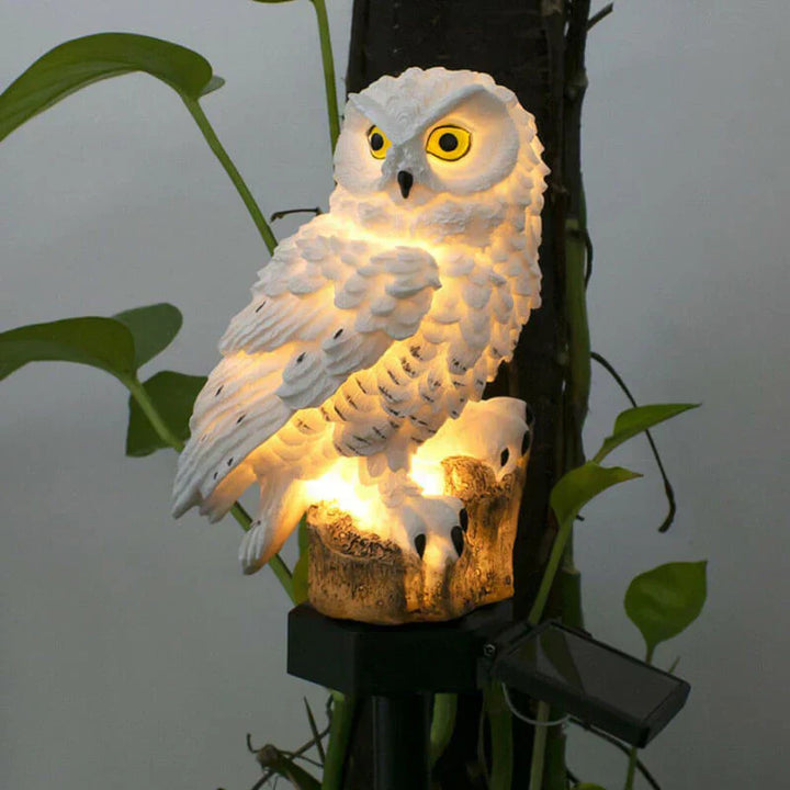 Lisslune | Solar powered Owl Garden Lamp - OwlGlow