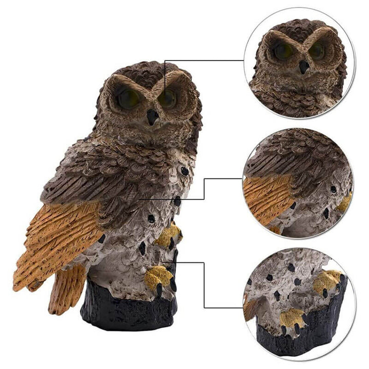 Lisslune | Solar powered Owl Garden Lamp - OwlGlow