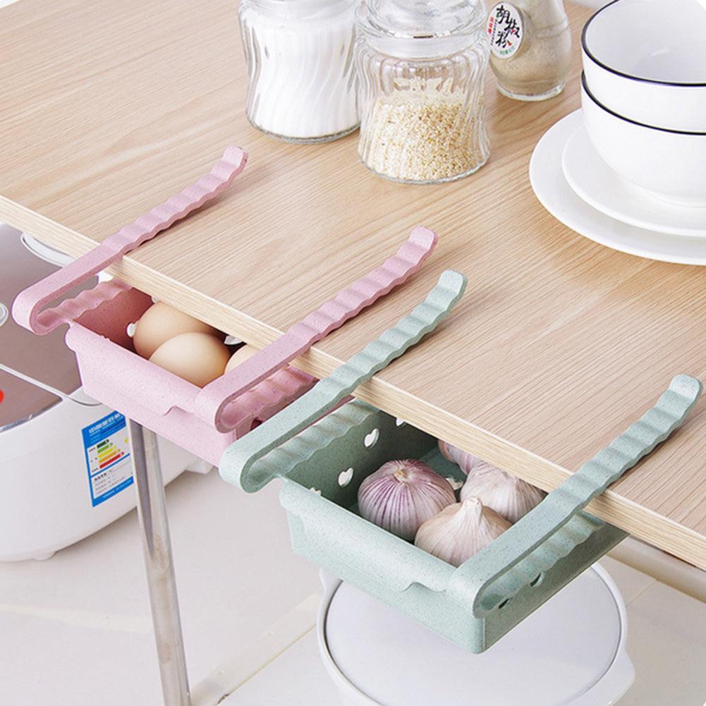Lisslune | Compact Sliding Refrigerator Storage Organizer for Efficient Space Utilization