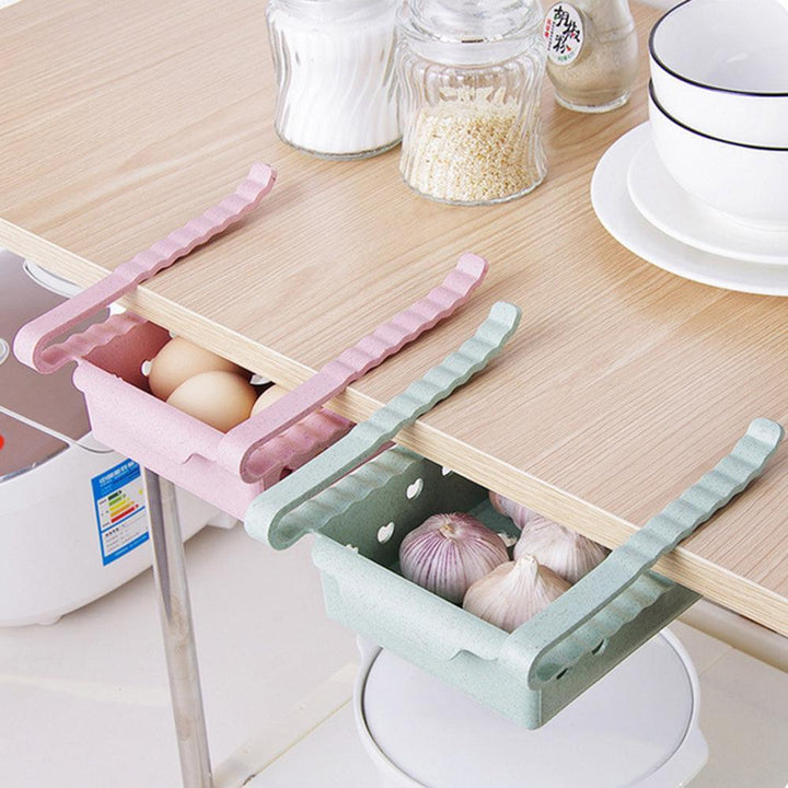 Lisslune | Compact Sliding Refrigerator Storage Organizer for Efficient Space Utilization