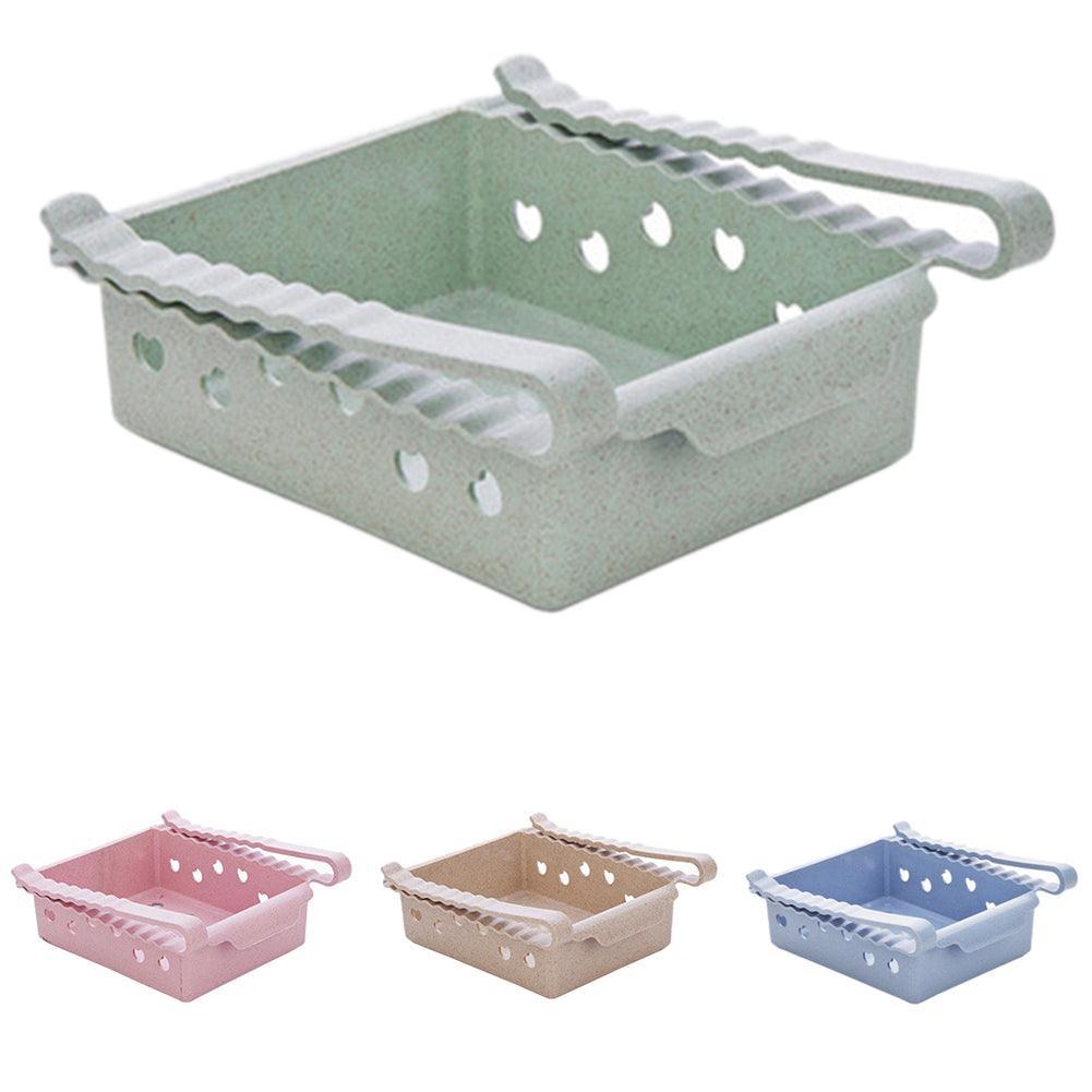 Lisslune | Compact Sliding Refrigerator Storage Organizer for Efficient Space Utilization