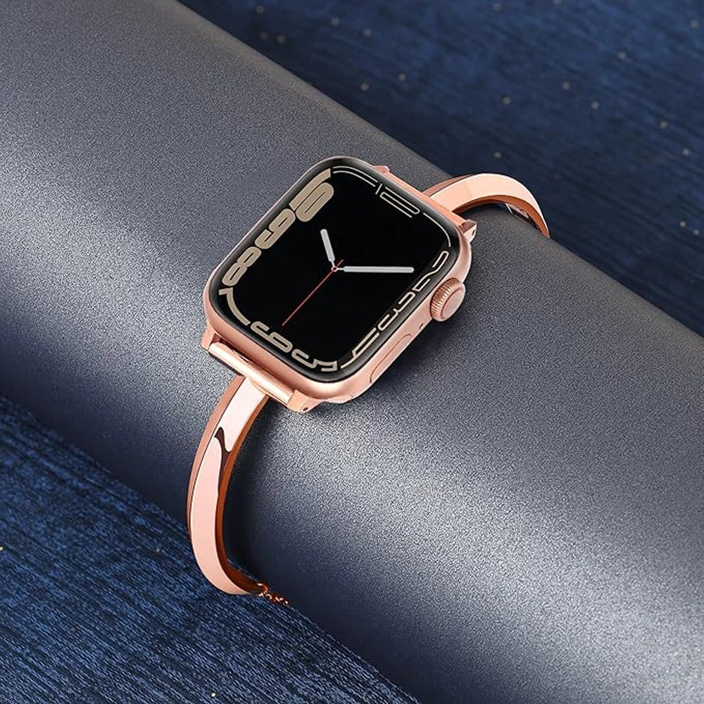 Lisslune | Luxury Stainless Steel Women's Watch Band – Adjustable and Water Resistant